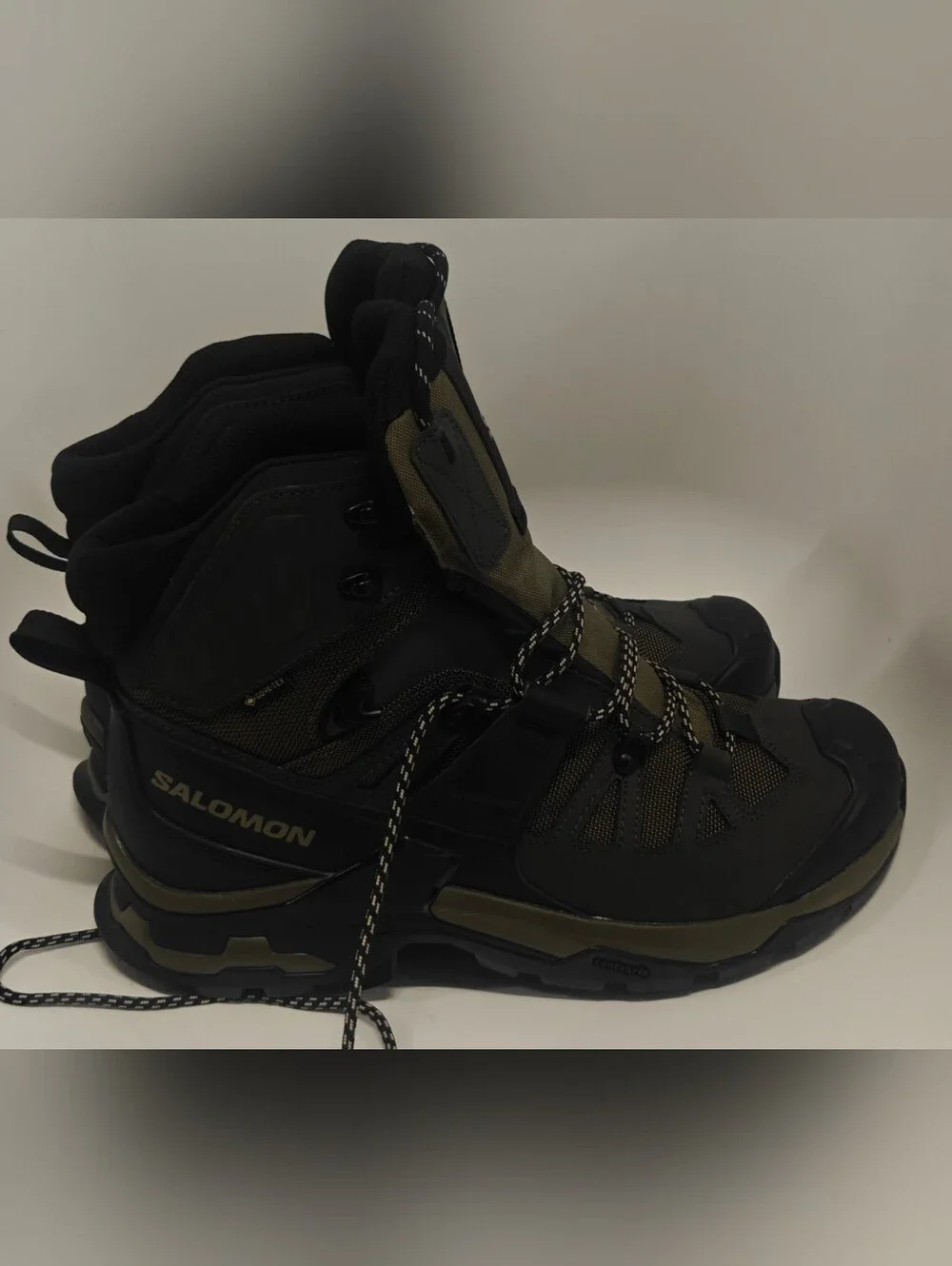 Salomon Quest 4 GTX Gore-Tex Hiking Boots Green Waterproof Men's 10